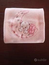 Copertina carrozzina in cotone rosa primaver