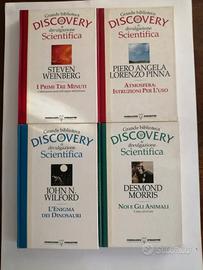 Lotto 4 libri divulgazione scientifica Discovery: