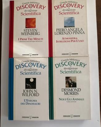 Lotto 4 libri divulgazione scientifica Discovery: