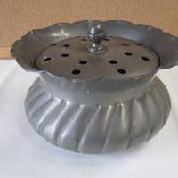 Scatola incensiera peltro ciotola diffusore