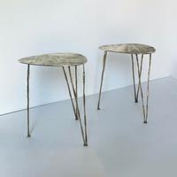 Side table - Total brass | Tavolino ottone Vintage