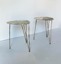 Side table - Total brass | Tavolino ottone Vintage