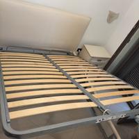 Letto contenitore ecopelle Chateau d'ax 