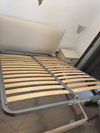 Letto contenitore ecopelle Chateau d'ax 