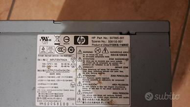 alimentatore pc HP