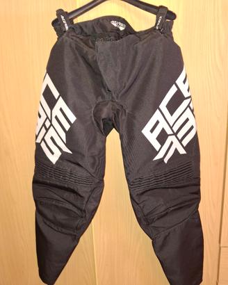 pantaloni motocross  acerbis bambino