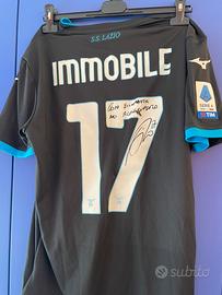 Maglietta Lazio 22/23 autografata da Ciro Immobile