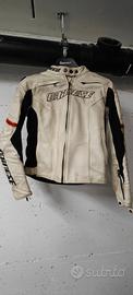 Giubbotto moto Dainese da donna in pelle taglia 44