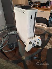 Xbox 360 fat bianca HDMI funzionante + controller