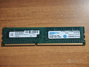 MEMORIA RAM 4GB DD3 1600MHZ