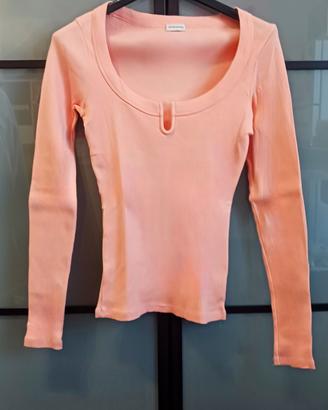 Maglia a coste Intimissimi rosa salmone - taglia S