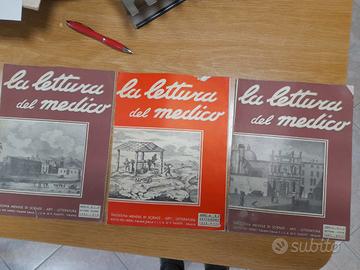Riviste " la lettura del medico " 3 pz
