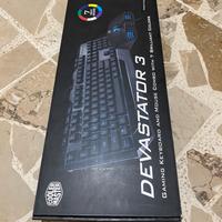 Tastiera e mouse cooler master