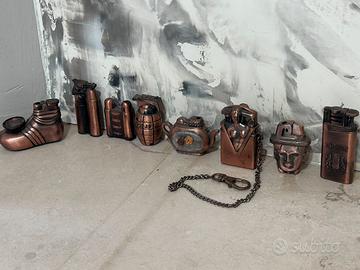 set accendini vintage