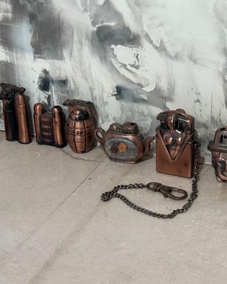 set accendini vintage