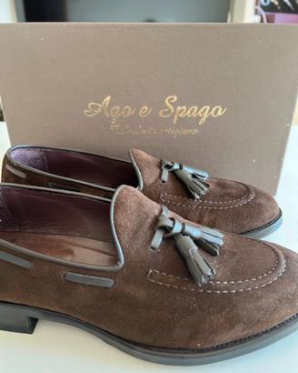 mocassino scamosciato