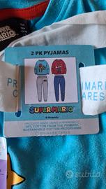 Set 2 pigiami 128 cm di Super Mario