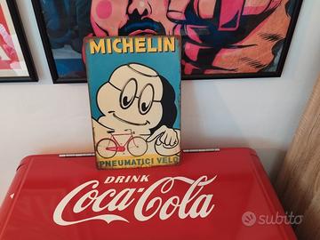 targhe in metallo bibendum Michelin 