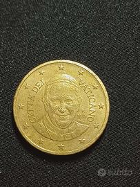 MONETA 50 CENTESIMI CITTA' DEL VATICANO 2015