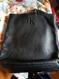 Borsa pelle Calvin Klein