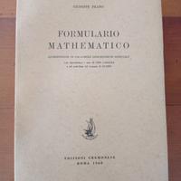 Formulario Mathematico - Giuseppe Peano (1960)
