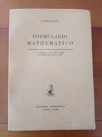 Formulario Mathematico - Giuseppe Peano (1960)