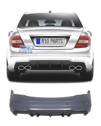 PARAURTI POSTERIORE MERCEDES CLASSE C W204 LOOK AM