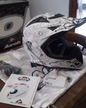 Casco Airoh Aviator Venom Grey Matt taglia M