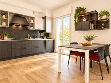 Appartamento di 118 m² con 4 locali e box auto a V