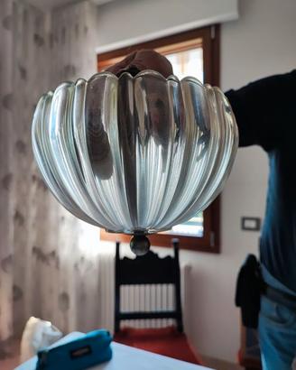 Lampadario vetro anni '50
