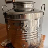 contenitore acciaio inox per olio 30 kg