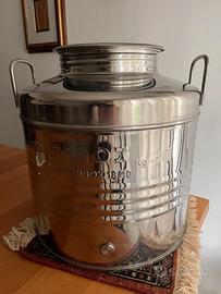 contenitore acciaio inox per olio 30 kg