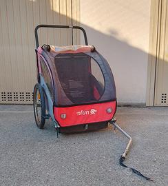 Rimorchio bici porta bimbi - passeggino