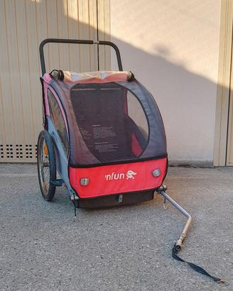Rimorchio bici porta bimbi - passeggino