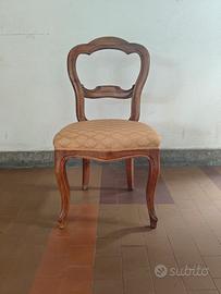 set 4 Sedie Antiche