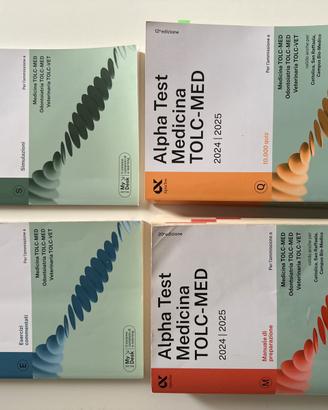 Manuale di preparazione Alpha Test per Medicina