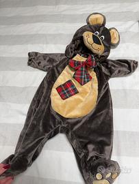 Vestito di carnevale orsetto 6/9 mesi