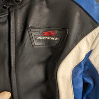 tuta moto spyke 2 pezzi 