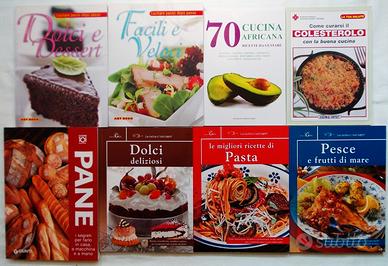 Lotto 8 libri di cucina come nuovi