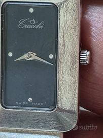 orologio ledy trucchi argento 925 vintage anni 90