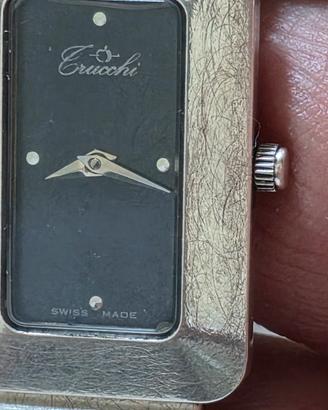 orologio ledy trucchi argento 925 vintage anni 90