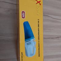 Aspirapolvere per auto e camper X-Tools 2 in 1.