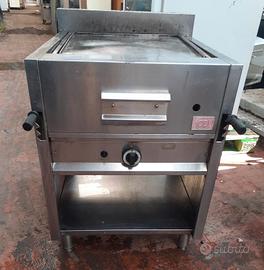 frytop a gas professionale 