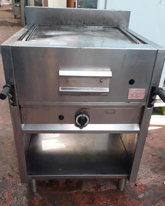 frytop a gas professionale 