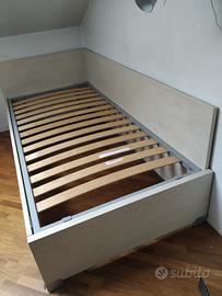 Letto singolo con vano contenitore