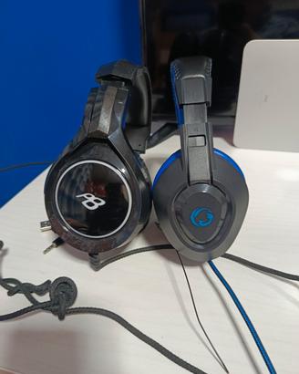 Lotto 2 Cuffie Gaming - DA RIPARARE / PEZZI DI RIC