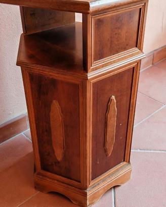 Mobiletto Portatelefono Esagonale Vintage Anni 80