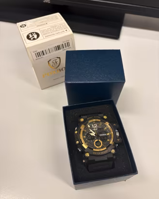 OROLOGIO MILITARE FOXBOX DUAL TIME NUOVO