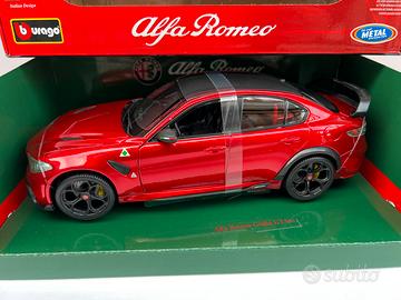 Alfa Romeo Giulia GTAM Red 2020 1:18 Bburago 1/18
