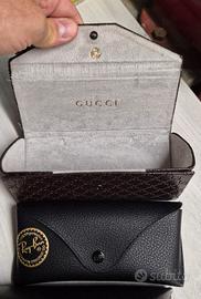 porta occhiali portaocchiali gucci e ray-ban
